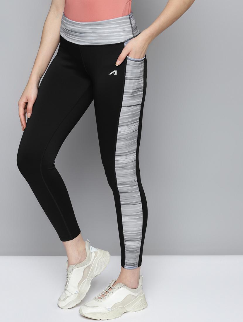 high rise solid sports legging - 18312999 - Standard Image - 1