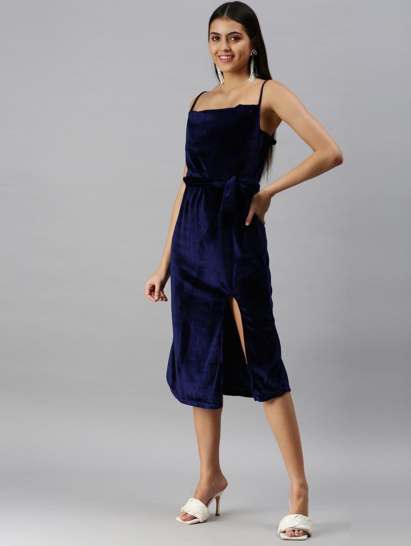 women's sheath solid dress - 18313177 - Standard Image - 1