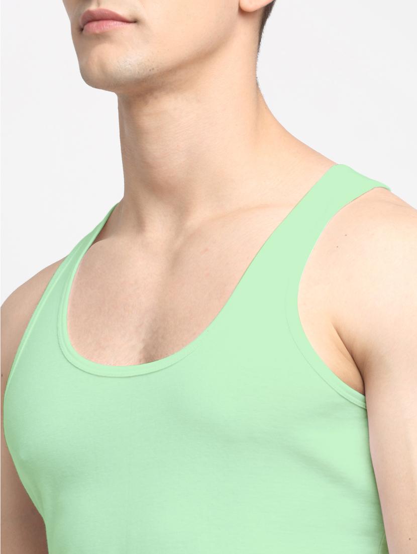 set of 2 solid cotton vest - 18313221 - Standard Image - 4