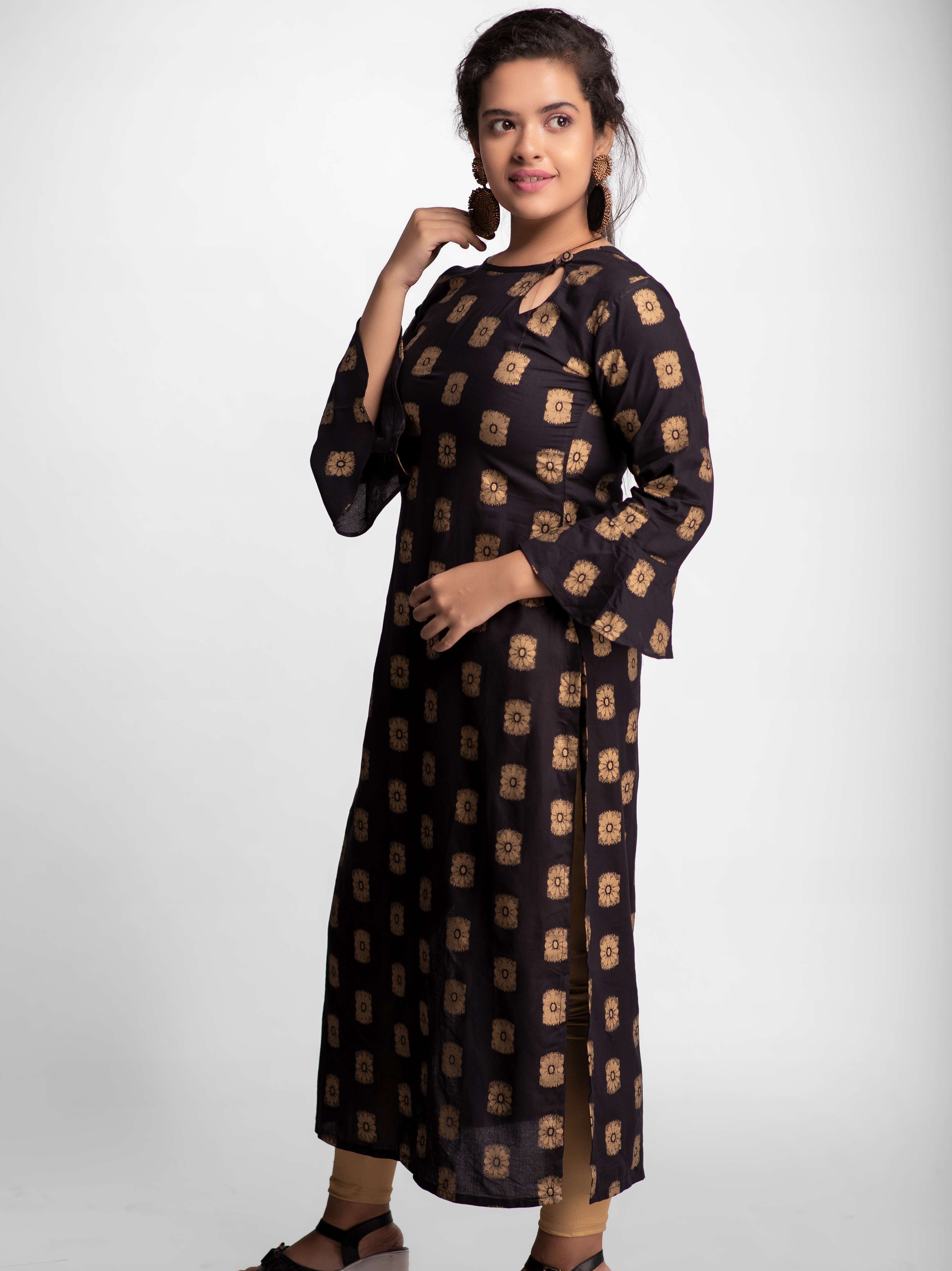 women's straight kurta - 18313474 -  Standard Image - 4