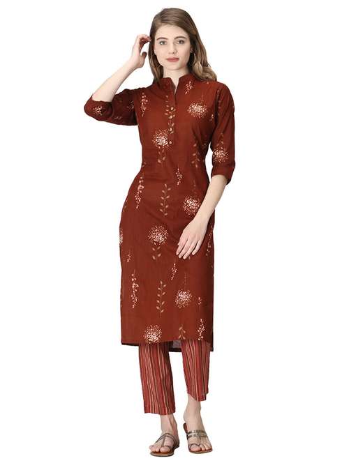 women's straight kurta - 18313882 - Standard Image - 0
