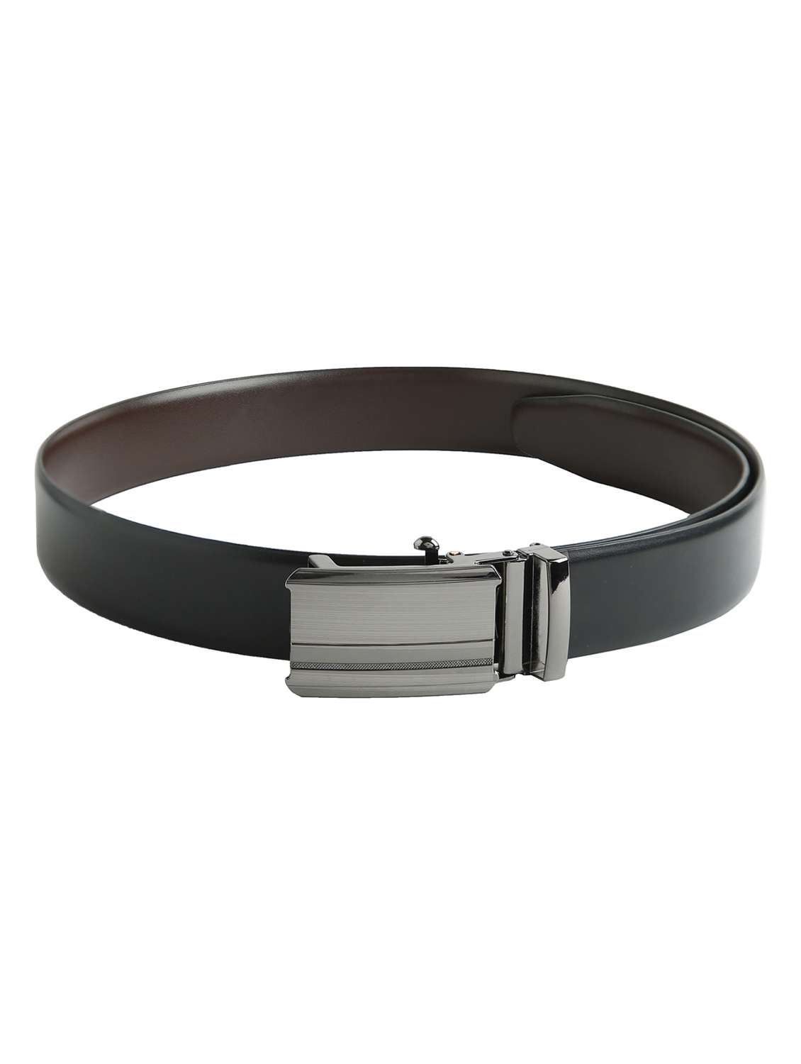 black leatherette belt