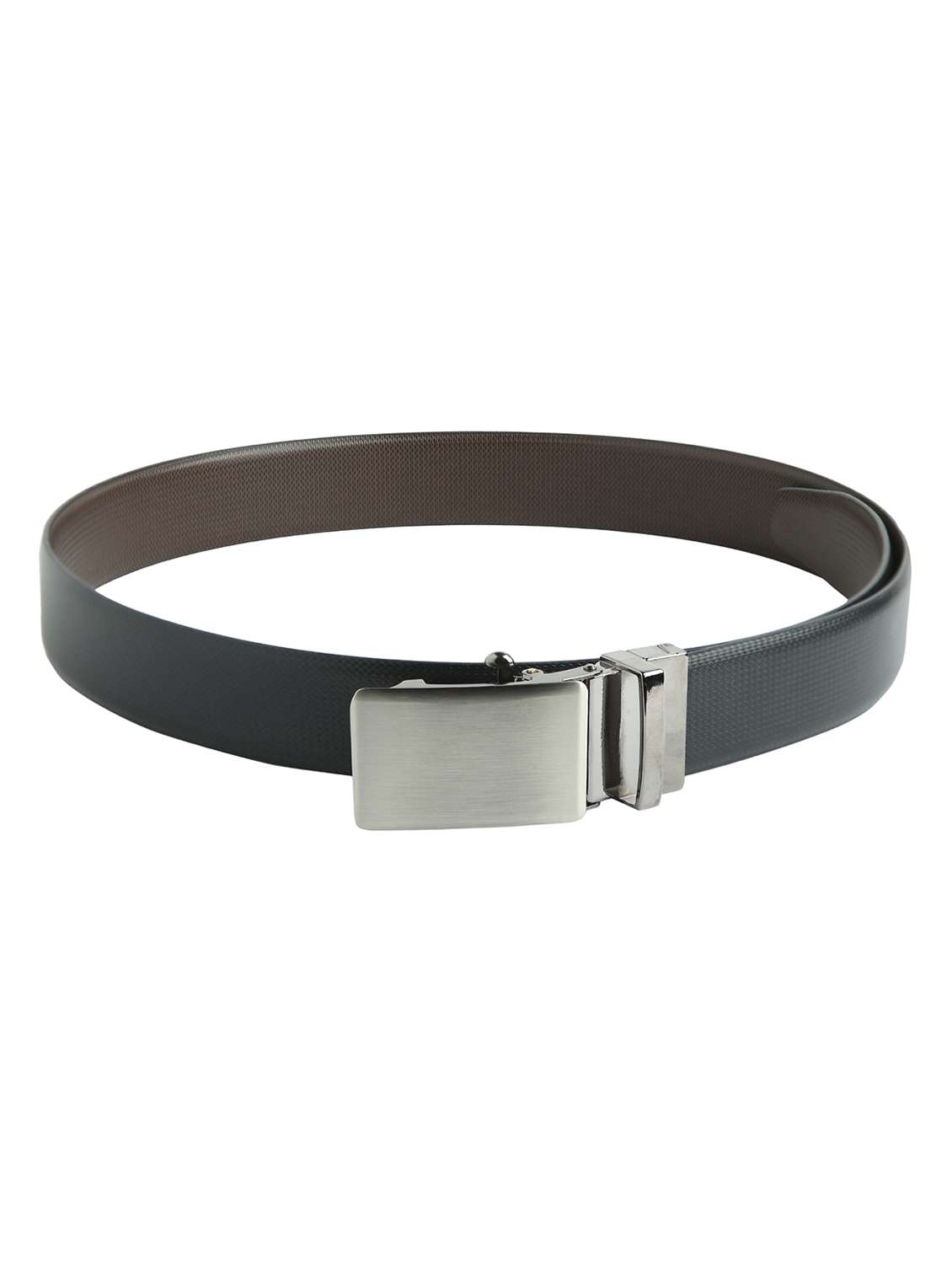 black leather belt