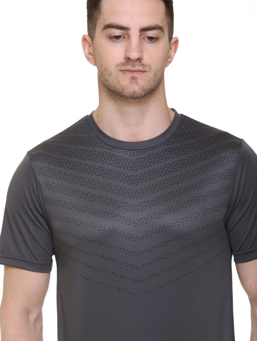 grey printed t-shirt - 18314579 - Standard Image - 4