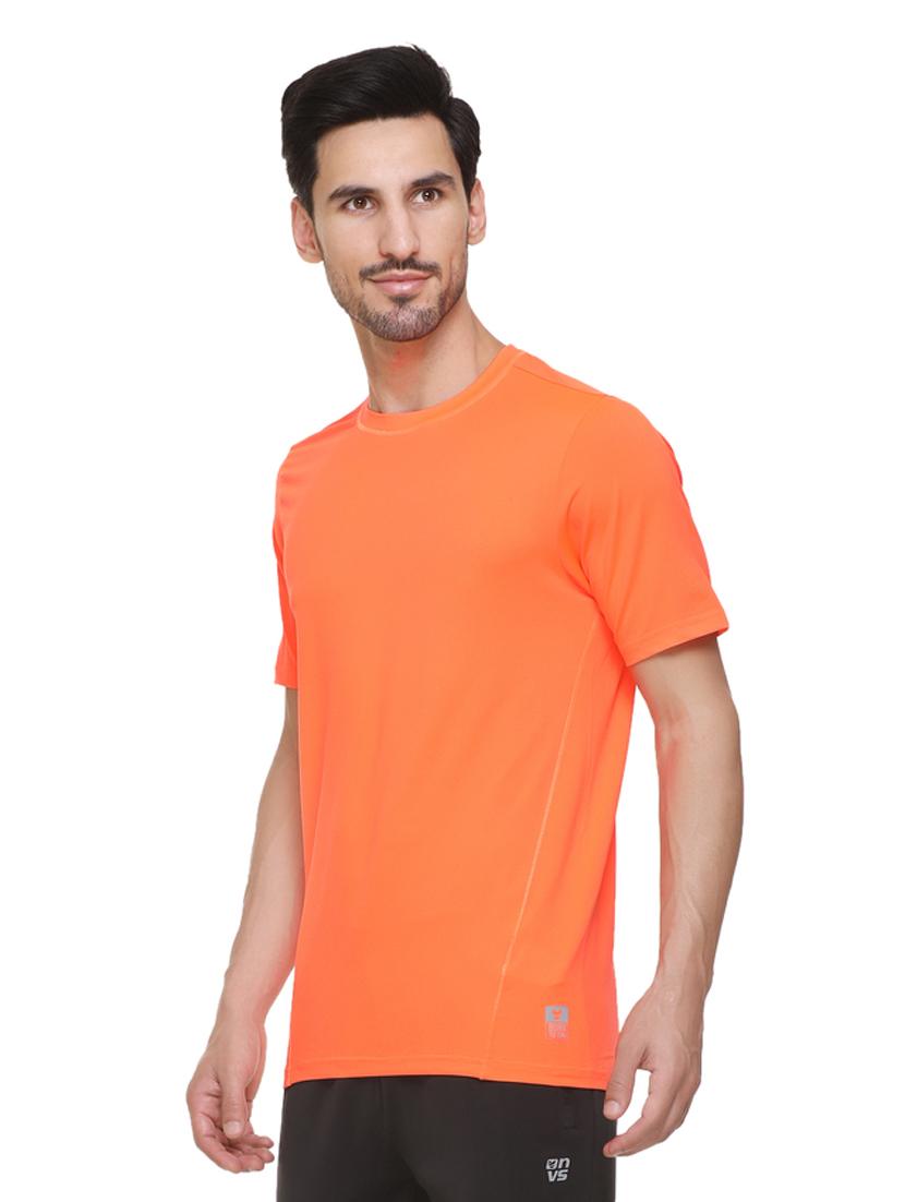orange solid t-shirt - 18314584 - Standard Image - 1