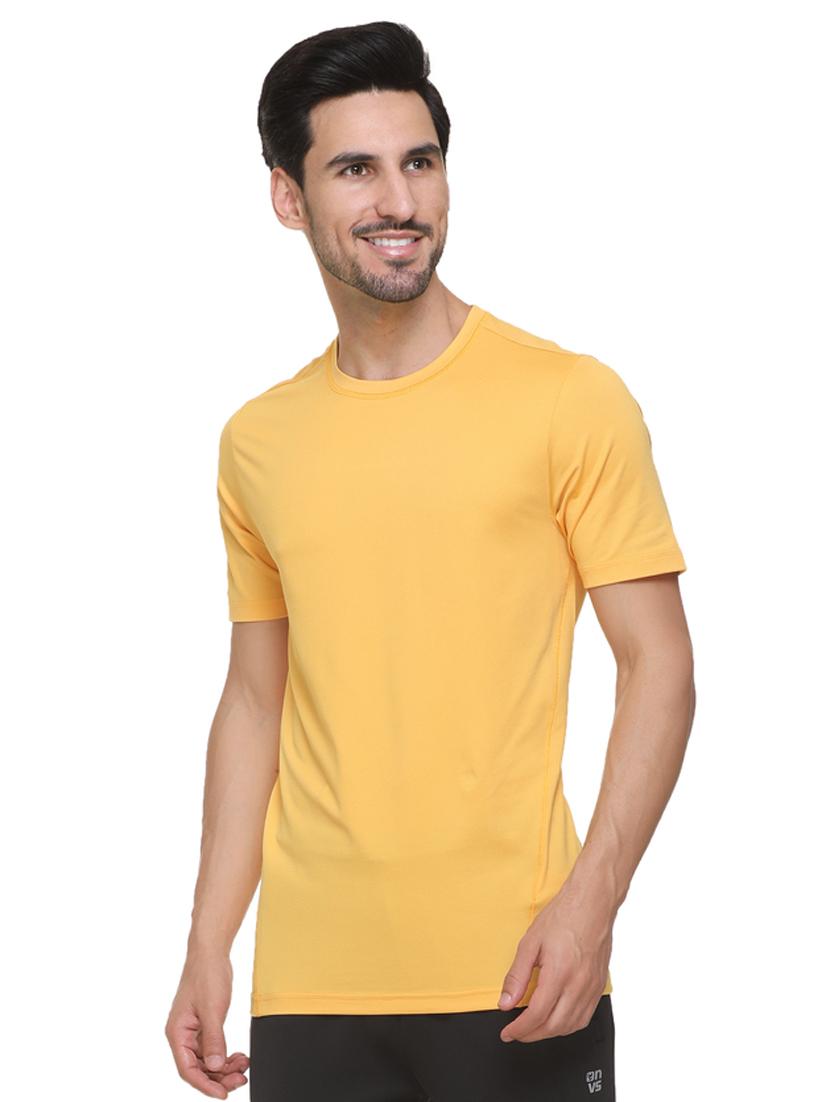 yellow solid t-shirt - 18314586 - Standard Image - 1
