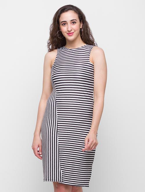 women's bodycon striped dress - 18315416 - Standard Image - 0