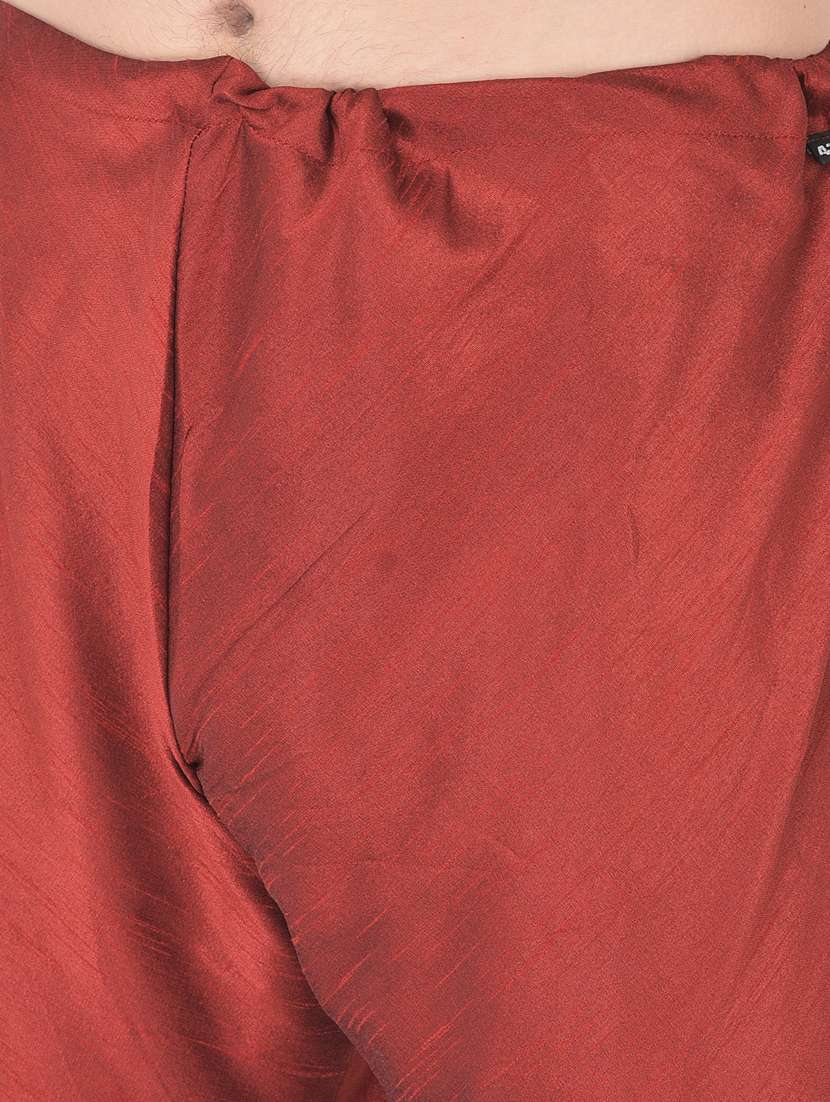 golden self-designed sherwani ethnic wear set - 18315490 -  Standard Image - 4