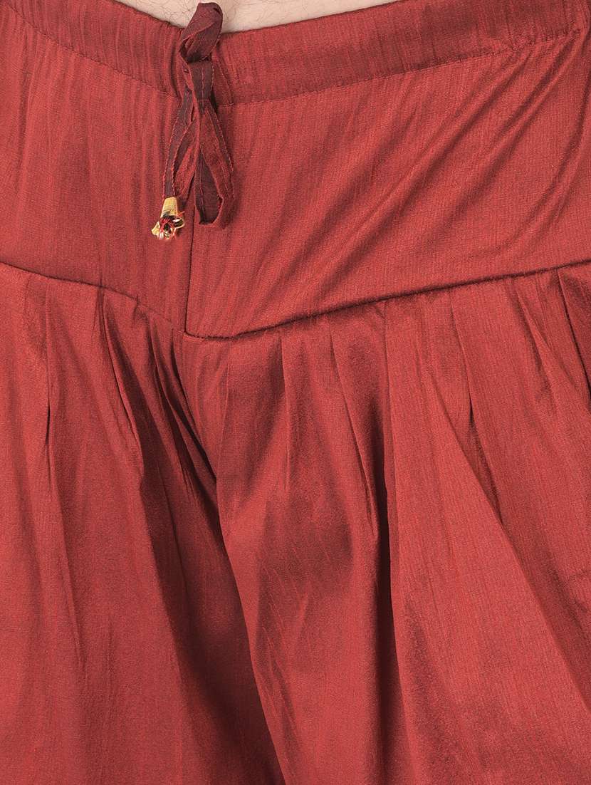 golden self-designed sherwani ethnic wear set - 18315494 -  Standard Image - 4