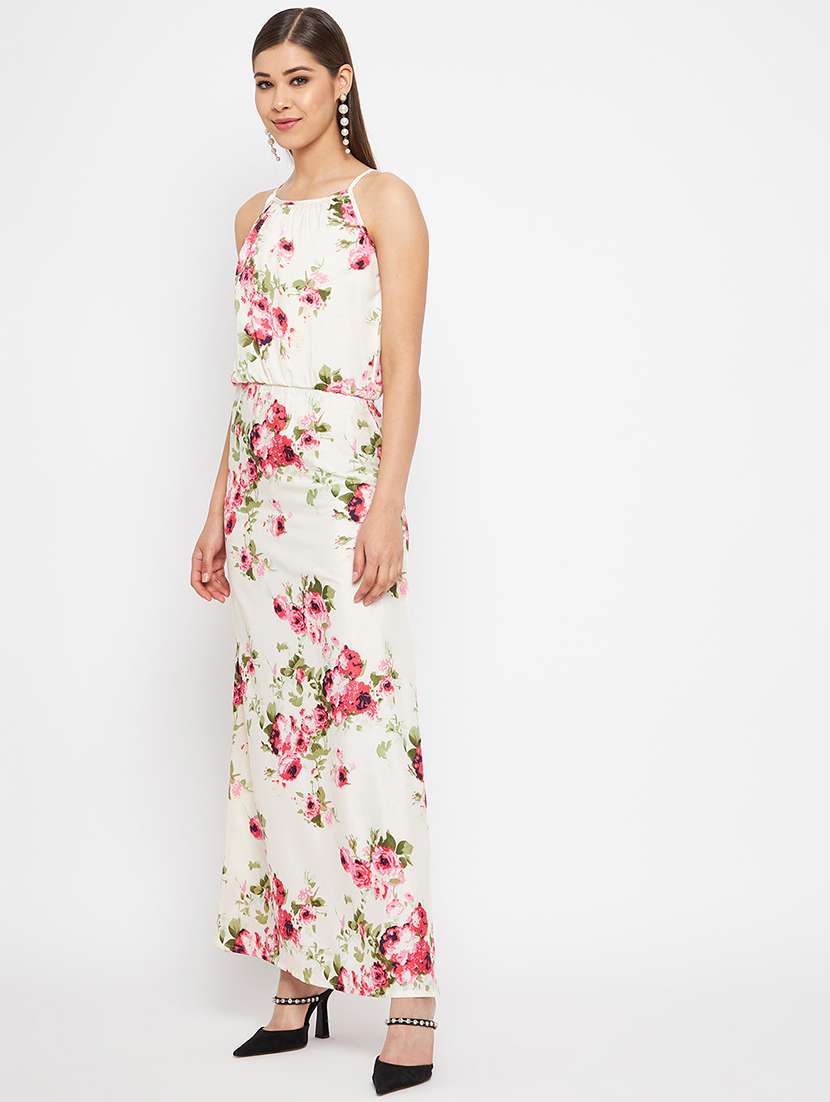 women's fit & flare floral dress - 18315609 -  Standard Image - 1