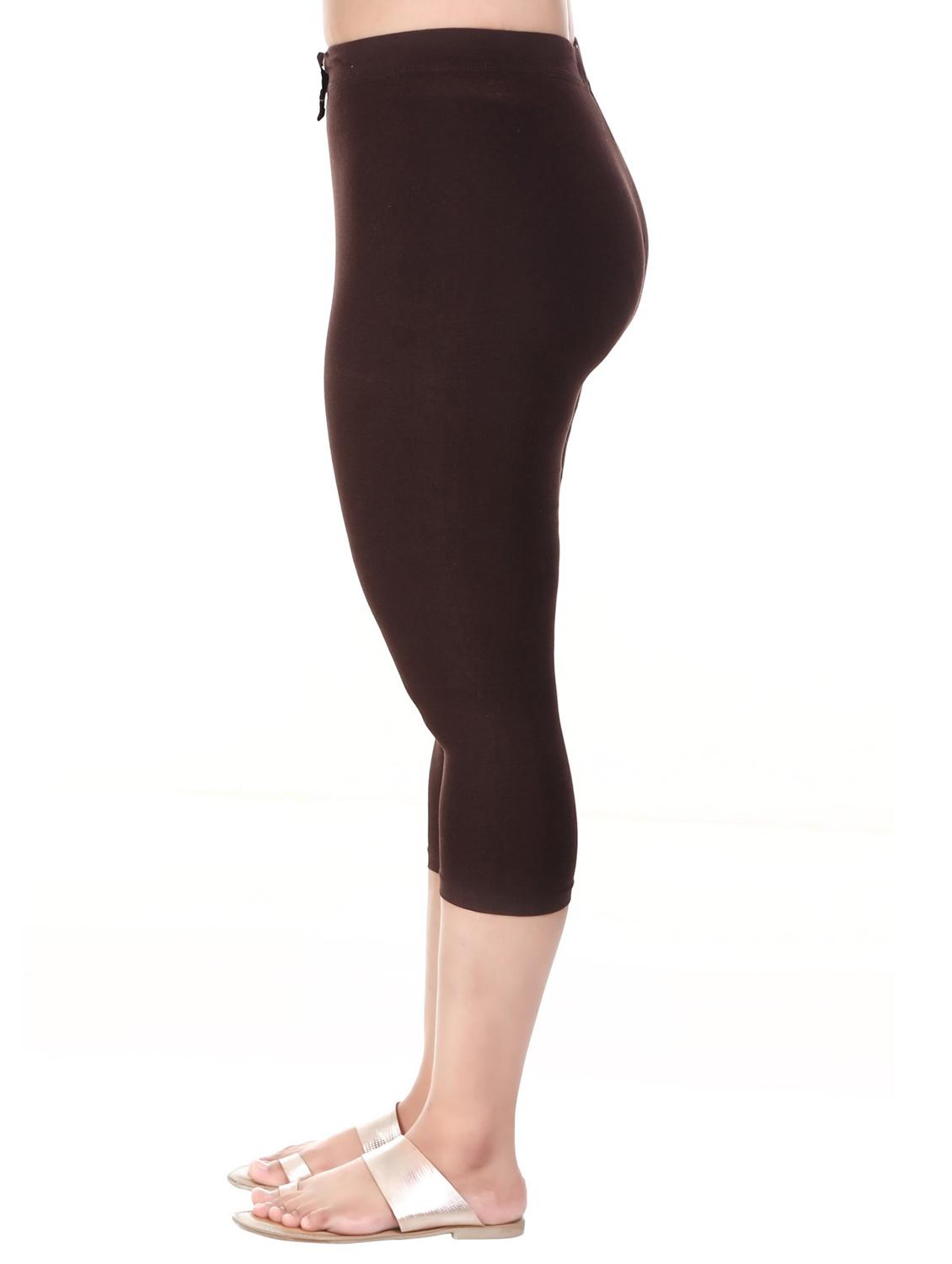 drawstring waist solid capri - 18315896 -  Standard Image - 1