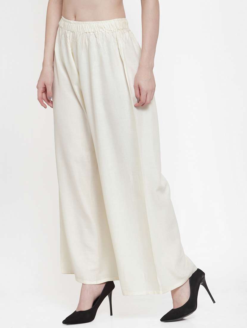 pack of 2 mid rise palazzo - 18316073 -  Standard Image - 1