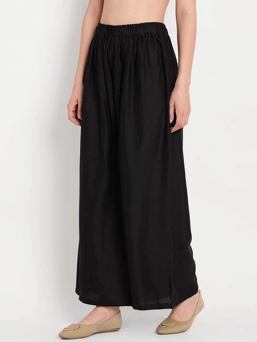 pack of 2 mid rise palazzo - 18316113 -  Standard Image - 1