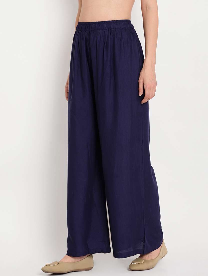 pack of 2 mid rise palazzo - 18316117 -  Standard Image - 1