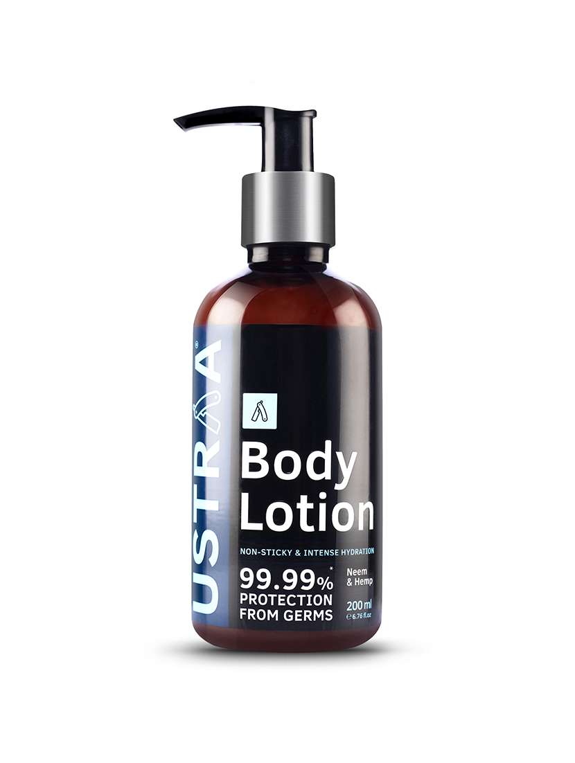 Ustraa Body Lotion Germ Free   200ml & Anti Hair Fall Shampoo With Apple Cider Vinegar   250ml