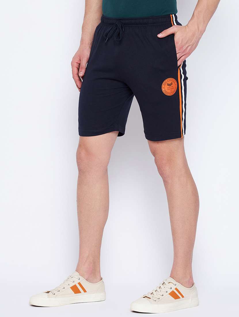 navy blue solid blend short - 18316247 -  Standard Image - 1