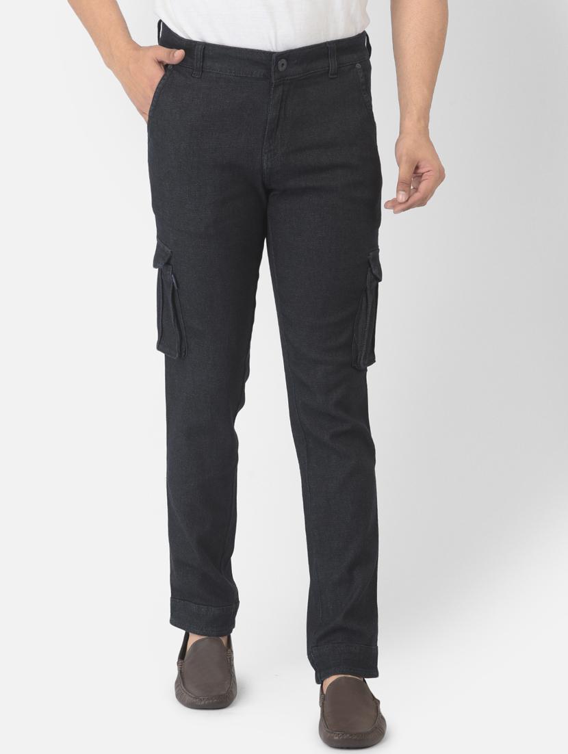 mens cargo plain jeans - 18317035 - Zoom Image - 0
