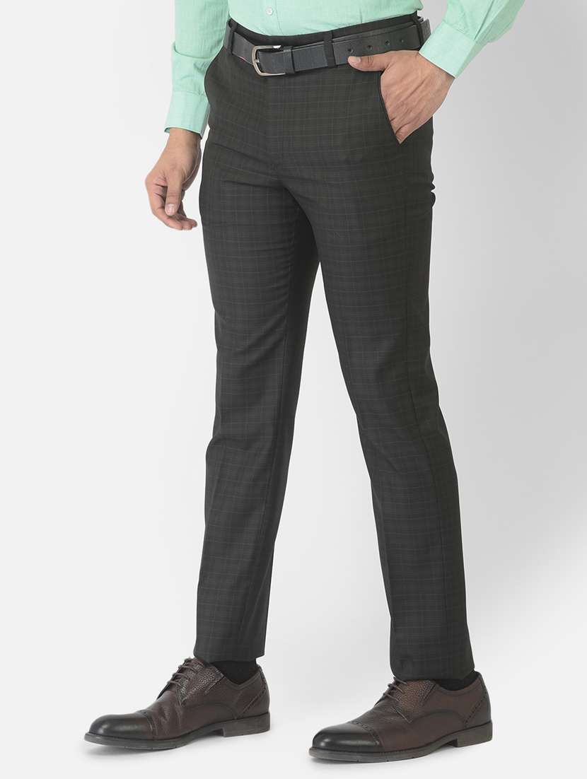 black checkered formal trouser - 18317043 -  Standard Image - 1