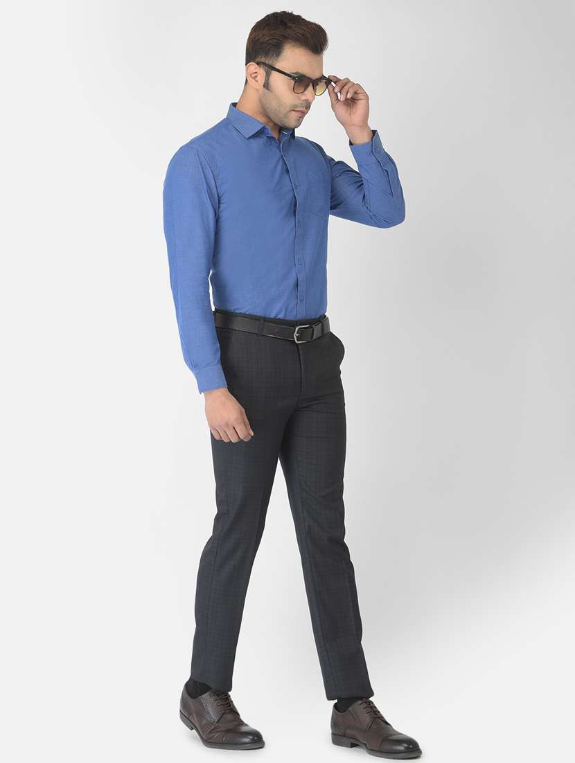 black checkered formal trouser - 18317045 -  Standard Image - 4