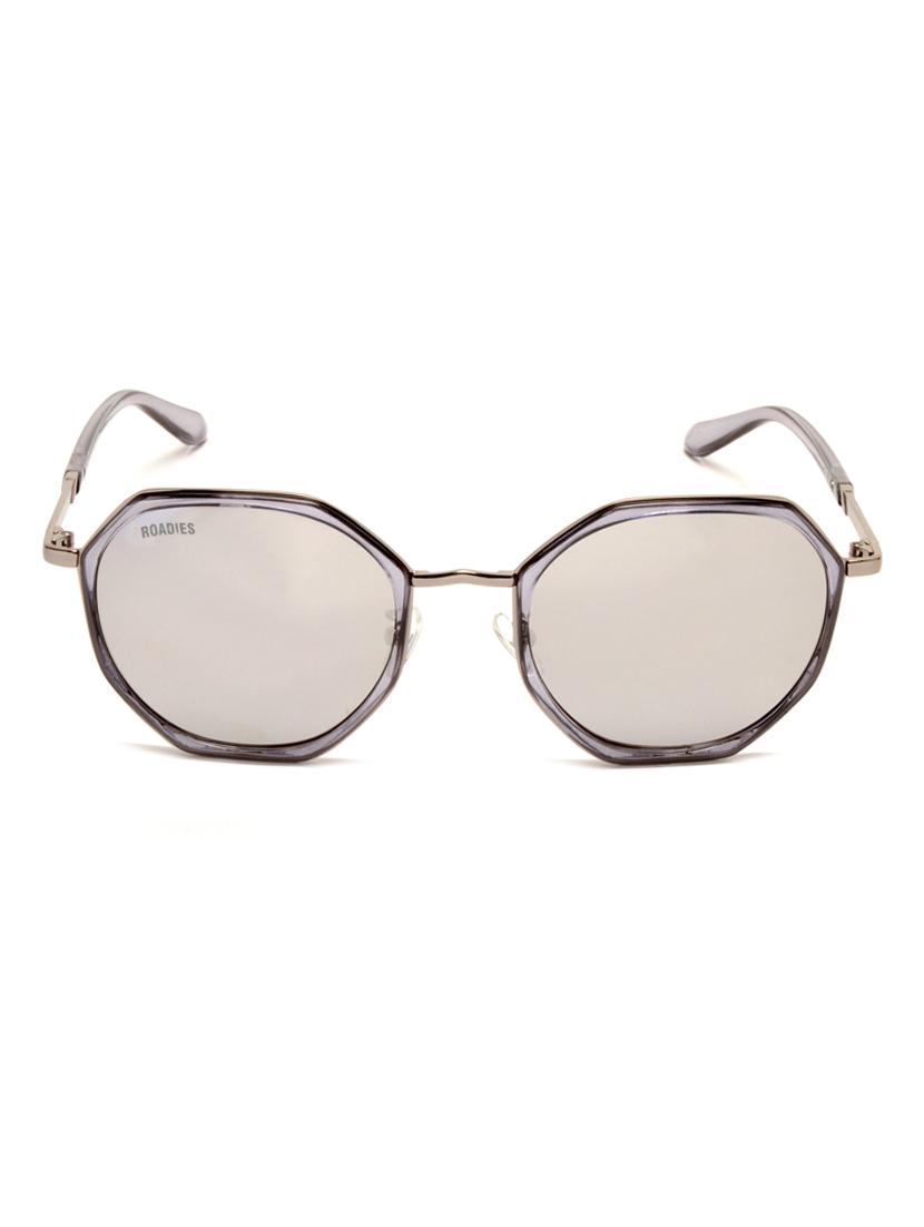 roadies rd-220-c1 hexagonal sunglasses uv400 protection - 18317385 - Zoom Image - 0