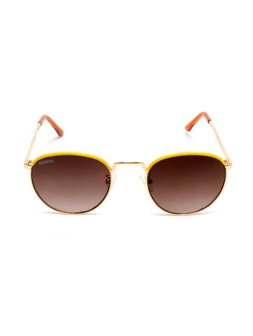 roadies rd-305-c1 round sunglasses uv400 protection - 18317394 -  Zoom Image - 0