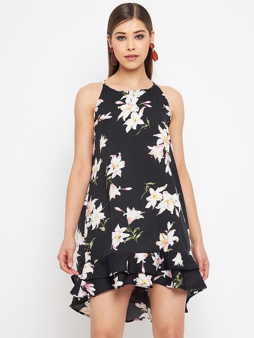 women's high low floral dress - 18317546 -  Standard Image - 0