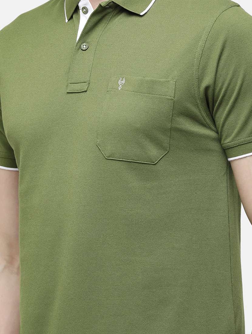 men pack of 2 solid regular fit polo t-shirt - 18317934 -  Standard Image - 4