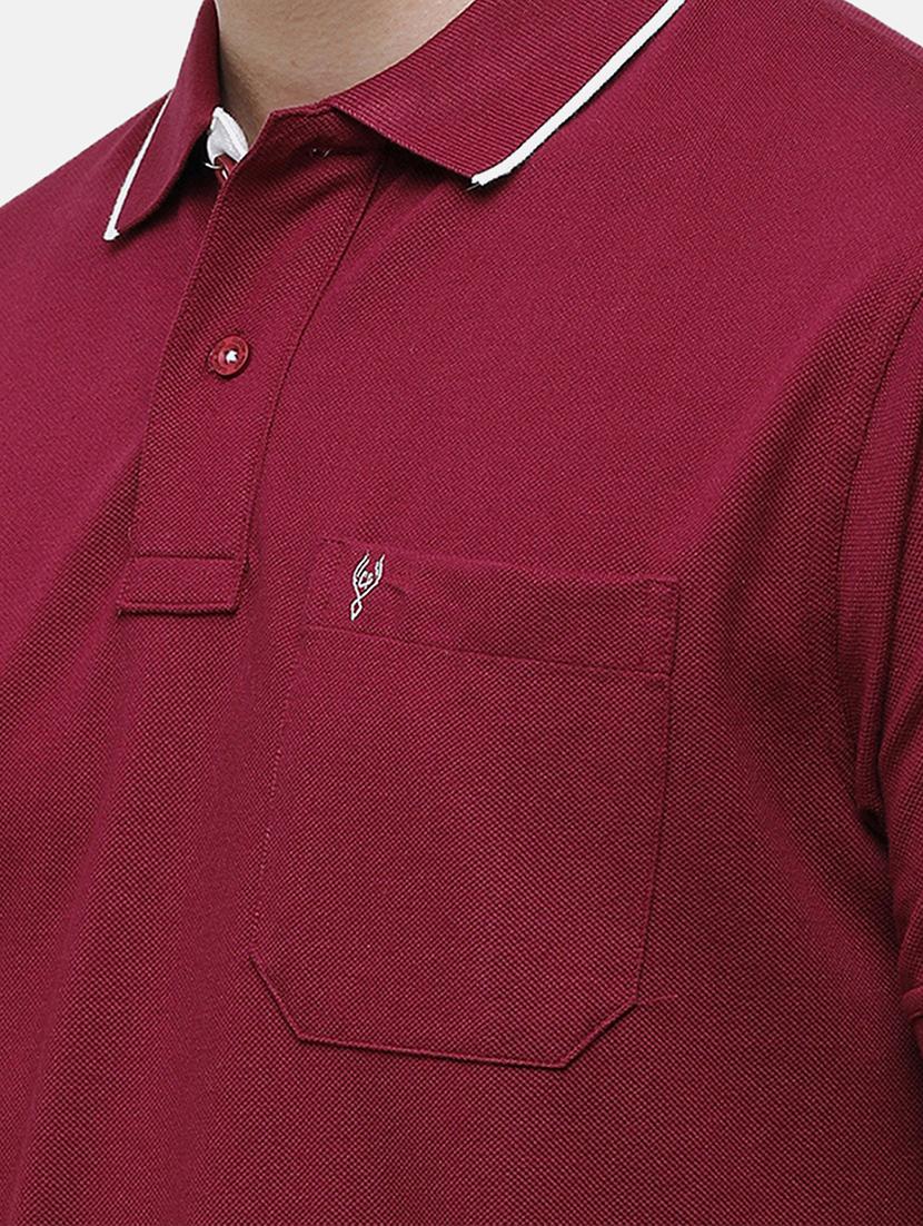 men solid pack of 2 polo neck t-shirt - 18317941 - Standard Image - 4