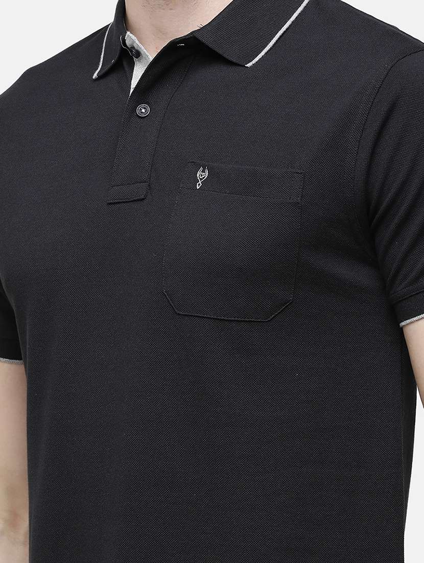 men pack of 2 solid regular fit polo t-shirt - 18317950 -  Standard Image - 4