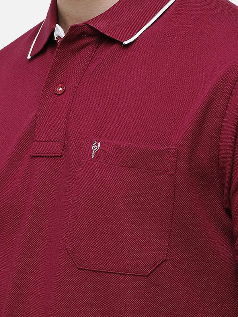 men pack of 2 solid regular fit polo t-shirt - 18317965 -  Standard Image - 4