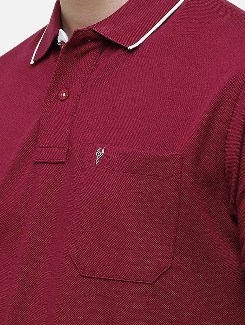 men pack of 2 solid regular fit polo t-shirt - 18317969 -  Standard Image - 4