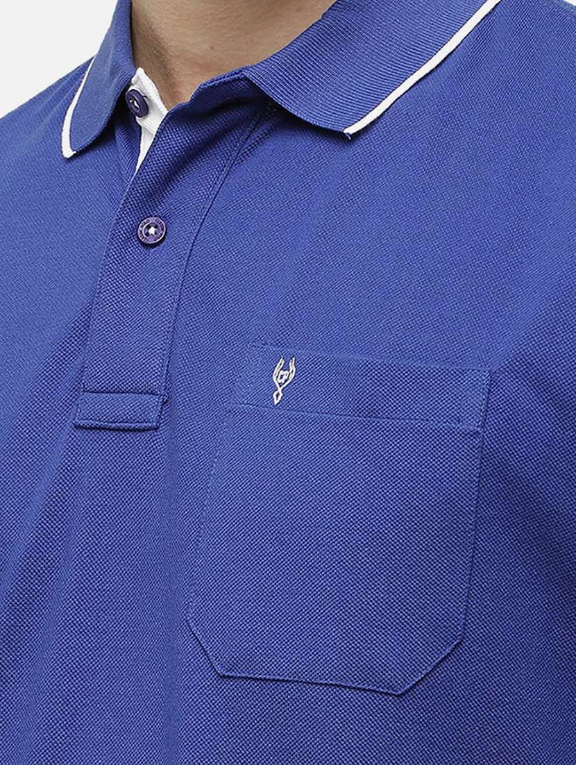 men pack of 2 solid regular fit polo t-shirt - 18317998 -  Standard Image - 4