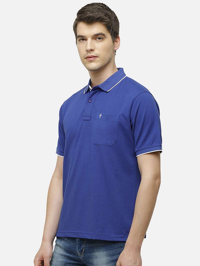 men pack of 2 solid regular fit polo t-shirt - 18317999 -  Standard Image - 1
