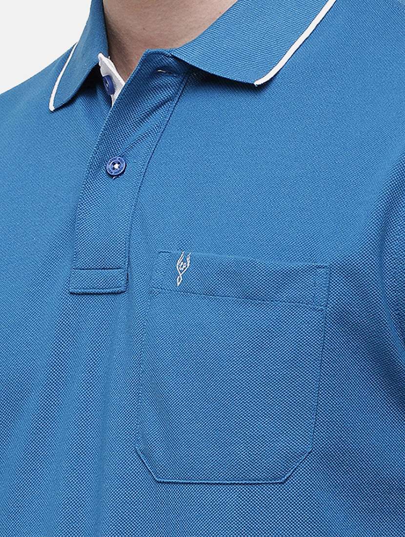 men pack of 2 solid regular fit polo t-shirt - 18318001 -  Standard Image - 4