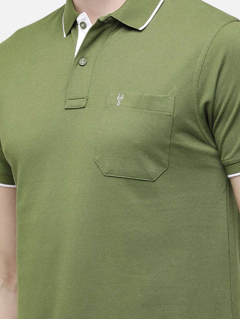 men pack of 2 solid regular fit polo t-shirt - 18318008 -  Standard Image - 4