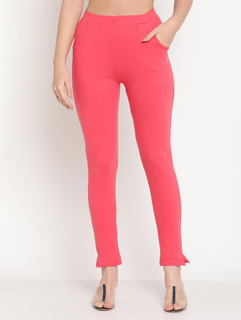 pink cotton leggings - 18318963 - Zoom Image - 0
