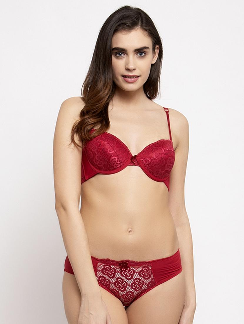red laced bikini panty - 18319318 - Standard Image - 1
