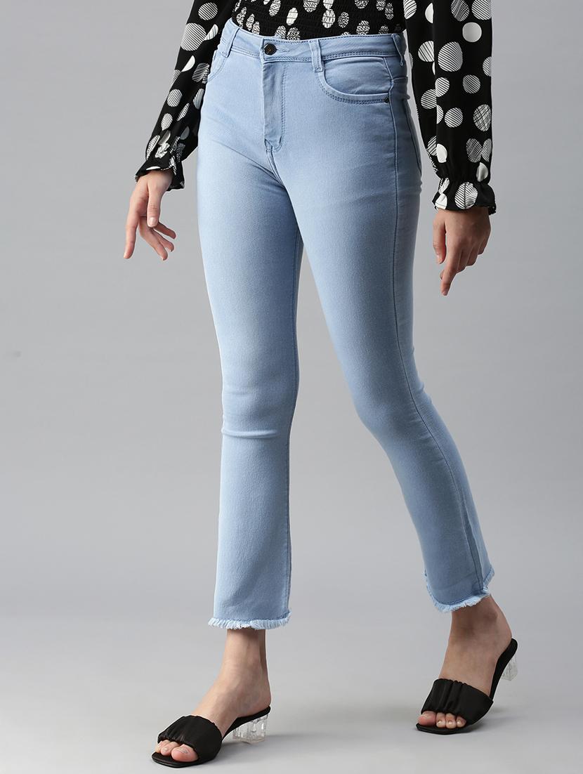 women's plain slim fit jeans - 18319659 - Standard Image - 1