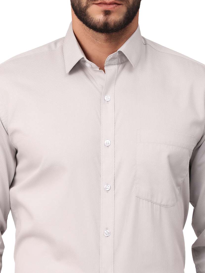 mens self design formal shirt - 18320638 -  Standard Image - 4