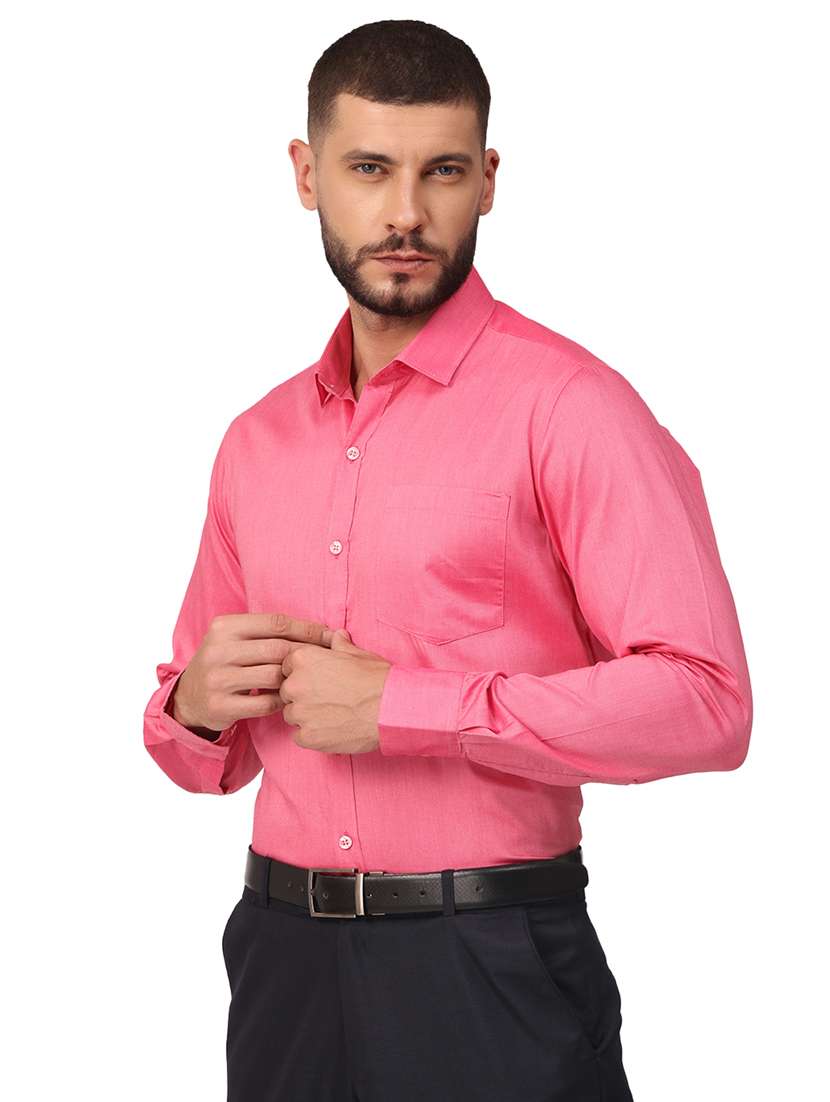 mens solids formal shirt - 18320650 -  Standard Image - 1