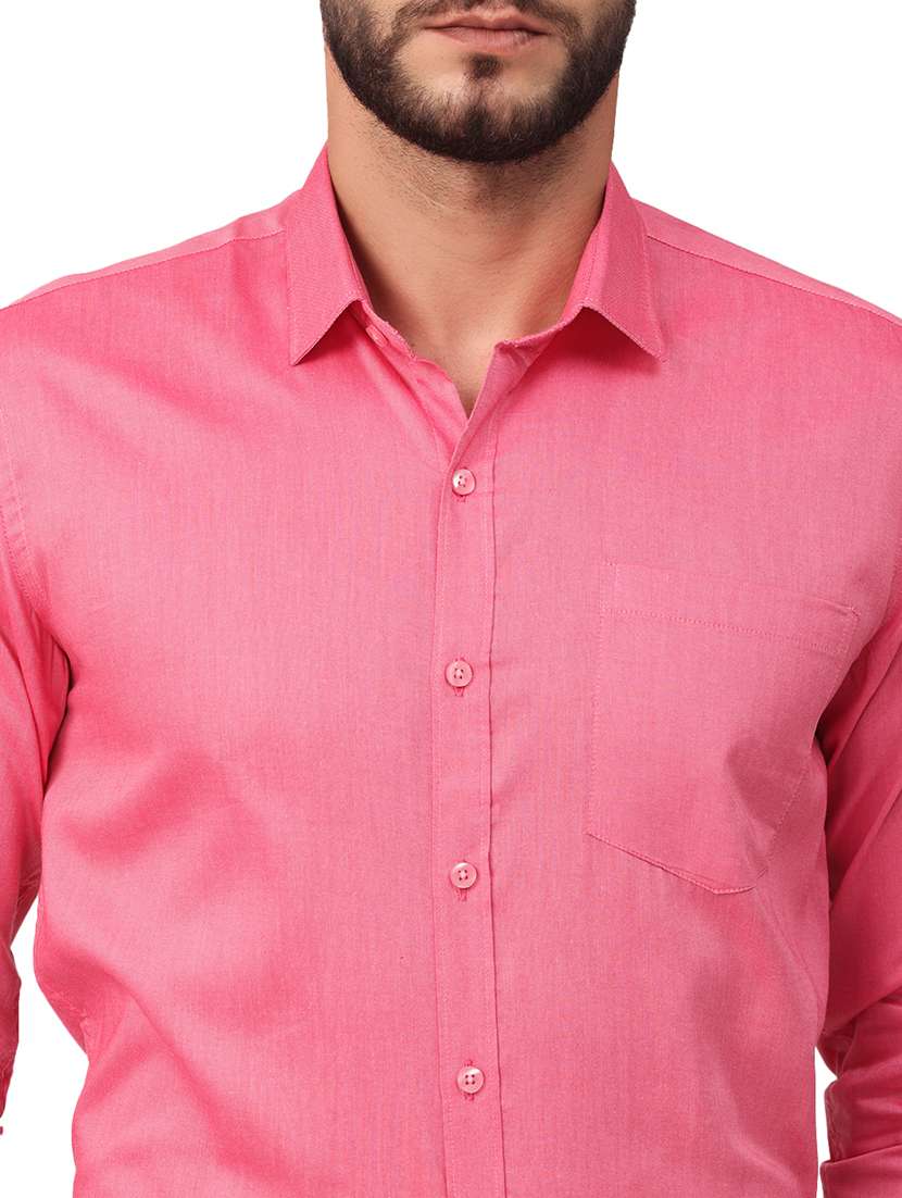 mens solids formal shirt - 18320650 -  Standard Image - 4