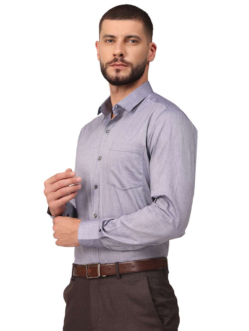 mens solids formal shirt - 18320652 -  Standard Image - 1