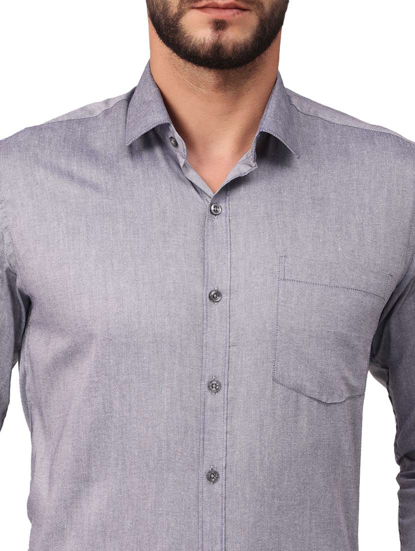 mens solids formal shirt - 18320652 -  Standard Image - 4
