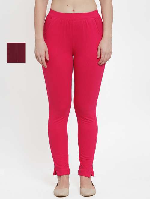 pack of 2 solid leggings  - 18321100 -  Standard Image - 0