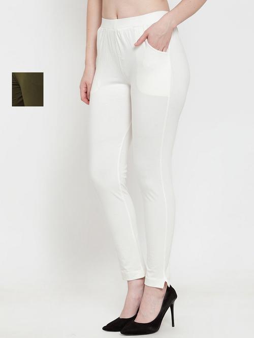 pack of 2 solid leggings  - 18321132 -  Standard Image - 0