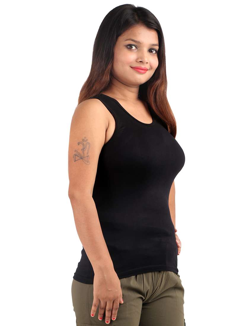sleeveless solid camisole - 18321248 - Standard Image - 1