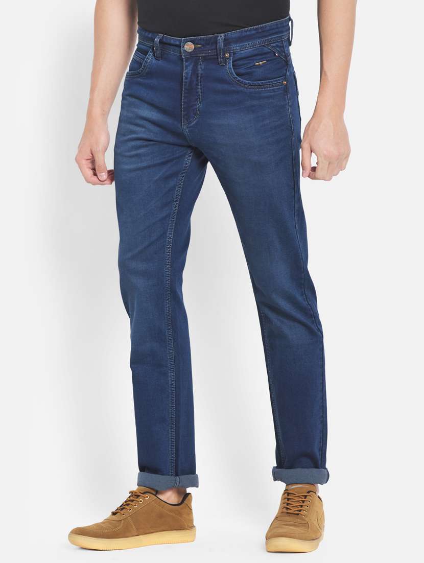 navy-blue light-washed denim jean - 18321283 -  Standard Image - 1