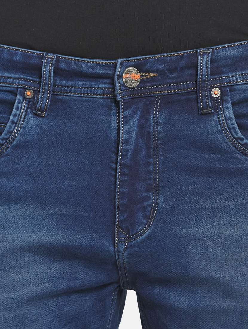 navy-blue light-washed denim jean - 18321283 - Standard Image - 4