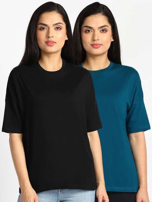 set of 2 boxy tee
