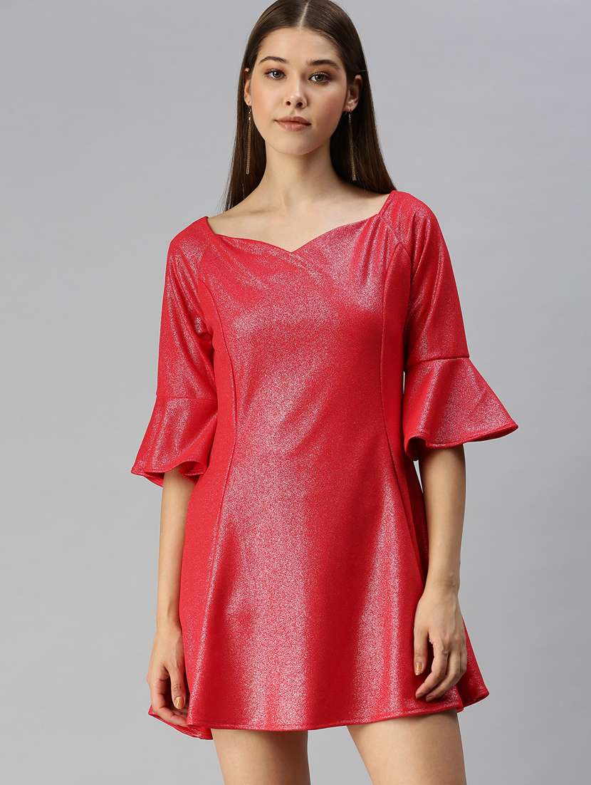 women's  self design dress